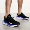 Nike Running React Infinity Run 4 Flyknit Trainers In Black And Blue For Men -Nike Sales Store 204580236 1 black