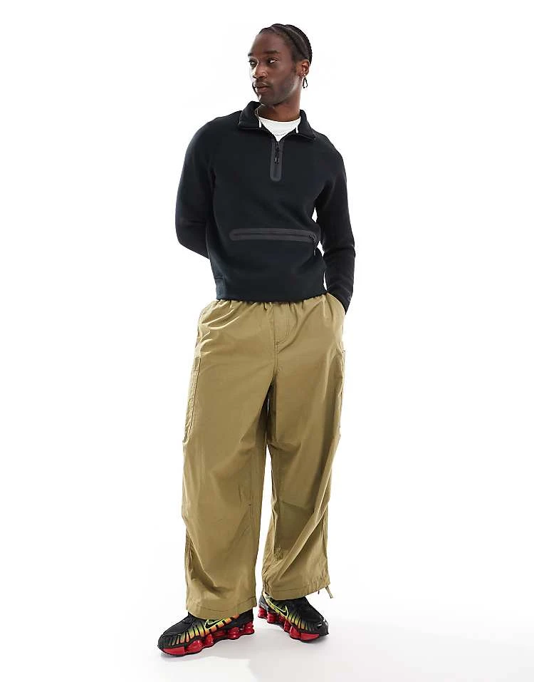 Nike Tech Fleece Half-zip Top In Black For Men 7 Nike Tech Fleece Half-zip Top In Black For Men - Image 5