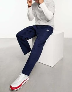 Nike Club Woven Cargo Trousers In Navy For Men -Nike Sales Store 204585045 4