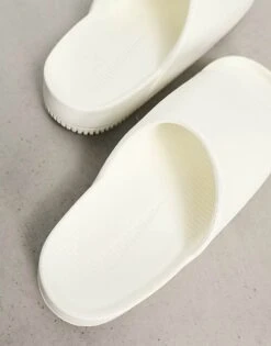 Nike Calm Sliders In White For Men Ivory -Nike Sales Store 204590903 3