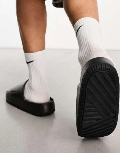 Nike Calm Sliders In Black For Men -Nike Sales Store 204591236 2