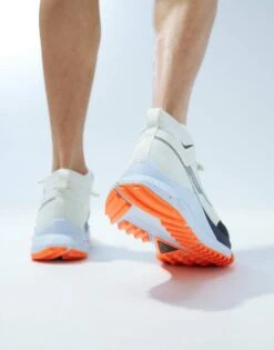 Nike Running ReactX Pegasus Trail 4 GORE-TEX Trainers In Off White And Orange For Men Khaki -Nike Sales Store 204890826 2