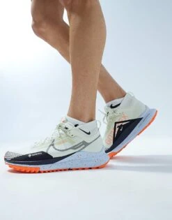 Nike Running ReactX Pegasus Trail 4 GORE-TEX Trainers In Off White And Orange For Men Khaki -Nike Sales Store 204890826 5