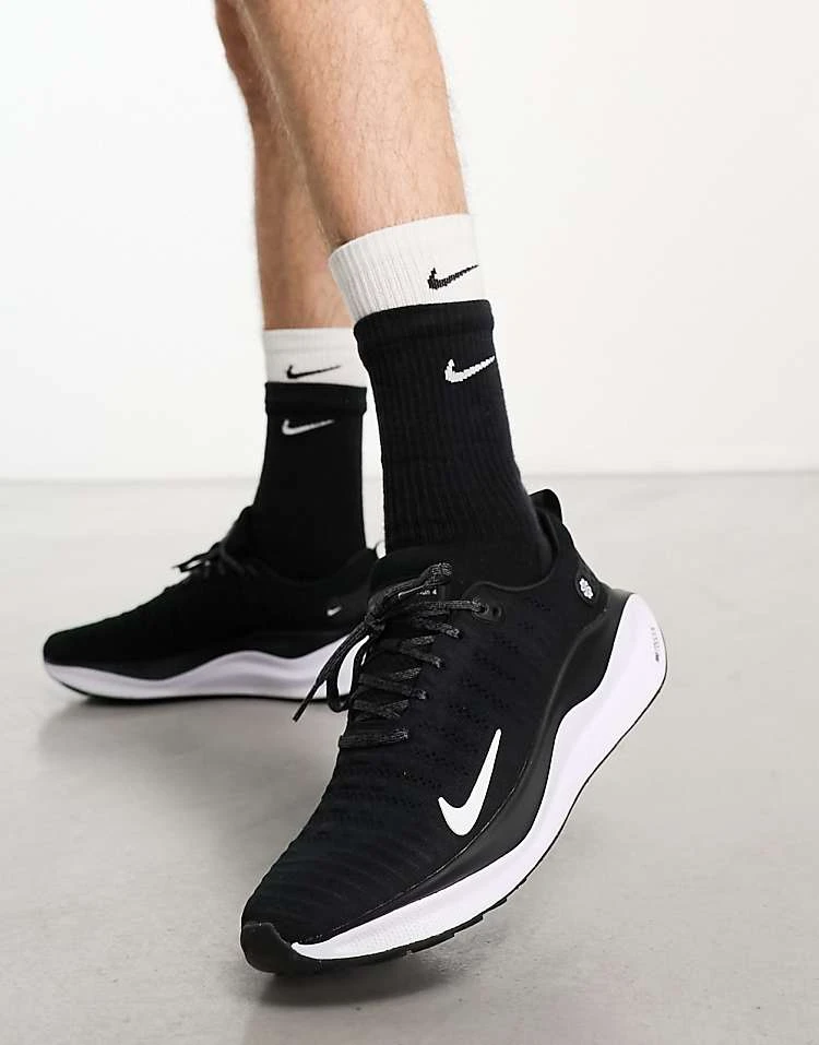 Nike Running Nike Reactx Infinity Run 4 Trainers In Black And White For Men 6 Nike Running Nike Reactx Infinity Run 4 Trainers In Black And White For Men - Image 4