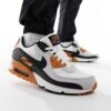 Nike Air Max 90 Trainers White, Black And Orange For Men -Nike Sales Store 204897836 1 white