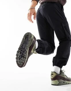 Nike Air Max 90 GORE-TEX Trainers In Khaki Multi For Men -Nike Sales Store 204898018 3