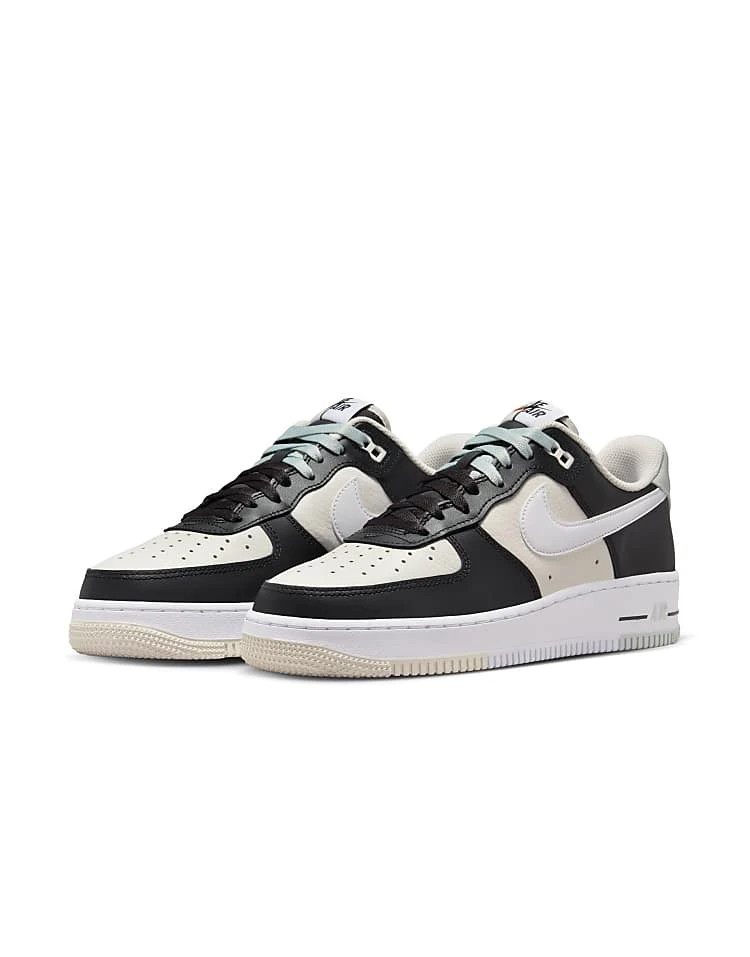 Nike Air Force 1 '07 Trainers In Black And Off White For Men 5 Nike Air Force 1 '07 Trainers In Black And Off White For Men - Image 3