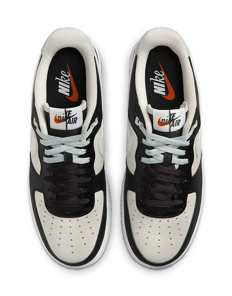 Nike Air Force 1 '07 Trainers In Black And Off White For Men 6 Nike Air Force 1 '07 Trainers In Black And Off White For Men - Image 4