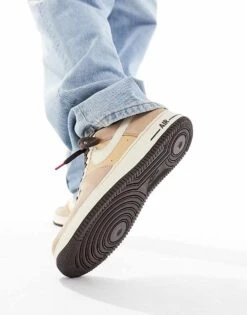 Nike Air Force 1 '07 Trainers In Brown Multi For Men -Nike Sales Store 204898327 3