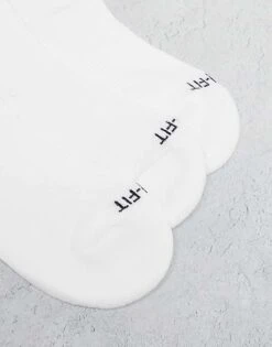 Nike Training Everyday Cushioned Plus 3 Pack Crew Socks In White For Unisex -Nike Sales Store 204899284 3