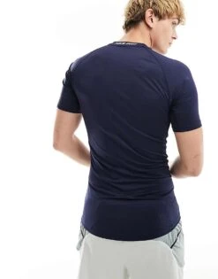 Nike Training Pro Dri-FIT Tight T-shirt In Dark Navy For Men -Nike Sales Store 204899331 3