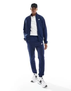 Nike Club Tracksuit In Navy For Men