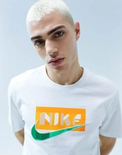 Nike Chest Logo T-shirt In White For Men -Nike Sales Store 204903315 1 white 1