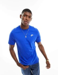 Nike Club Unisex T-shirt In Blue For Men Light Blue -Nike Sales Store 204903344 1 lightblue 1
