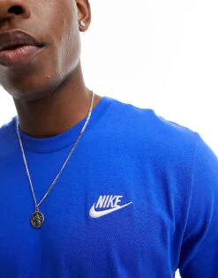 Nike Club Unisex T-shirt In Blue For Men Light Blue -Nike Sales Store 204903344 3
