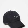 Nike Club Swoosh Cap In Black For Unisex -Nike Sales Store 204903406 1 black