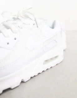 Nike Air Max 90 LTR Trainers In Triple White For Men -Nike Sales Store 205039624 3