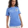 Nike Football Womens World Cup 23 France NT Stadium Home Jersey In White For Unisex Blue -Nike Sales Store 205047531 1 blue