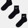 Nike Training Everyday Cushioned 3 Pack Ankle Socks In Black For Men -Nike Sales Store 205148233 1 black