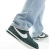 Nike Cortez Men's Suede Trainers In Dark Green For Men Forest Green -Nike Sales Store 205246336 1 forestgreen