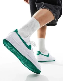 Nike Air Force 1 '07 Men's Trainers In White And Green For Men -Nike Sales Store 205246776 4