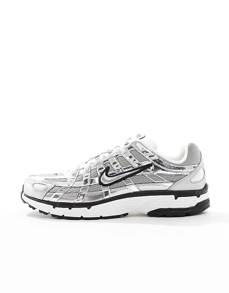 Nike P-6000 Trainers In Silver For Men 5 Nike P-6000 Trainers In Silver For Men - Image 3