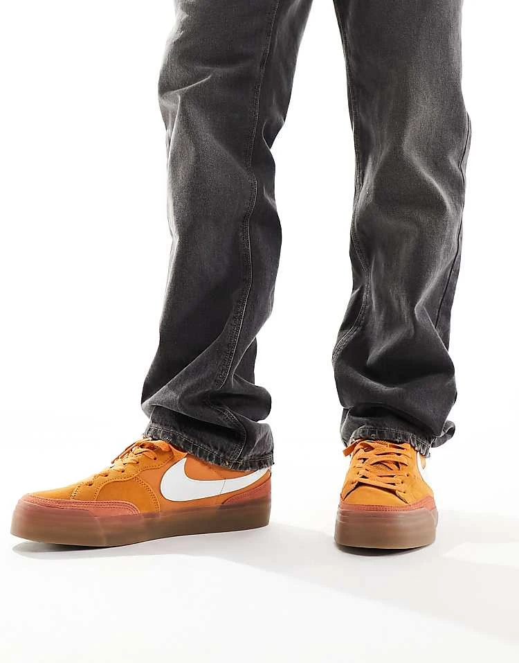 Nike SB Zoom Pogo Plus Trainers In Orange For Men 4 Nike SB Zoom Pogo Plus Trainers In Orange For Men - Image 2