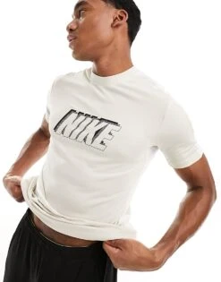 Nike Football Academy Dri-Fit Graphic T-shirt In Beige For Men -Nike Sales Store 205283892 1 beige 1