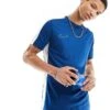 Nike Football Academy Dri-Fit Panelled T-shirt In Blue For Men Mblue -Nike Sales Store 205284036 1 mblue