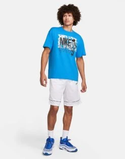 Nike Football Nike Basketball Graphic T-shirt In Blue For Unisex -Nike Sales Store 205284775 4