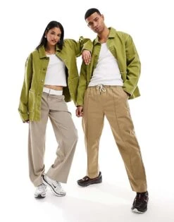 Nike Life Unisex Chore Jacket In Green For Unisex Mid Green -Nike Sales Store 205294781 3