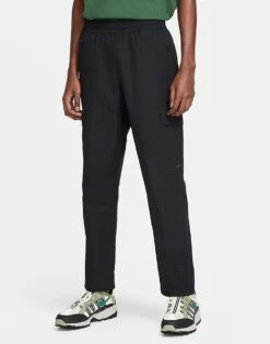 Nike Woven Cargo Trousers In Black For Men -Nike Sales Store 205294902 4