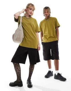 Nike Premium Essentials Unisex Oversized T-shirt In Moss For Unisex Khaki -Nike Sales Store 205294912 2