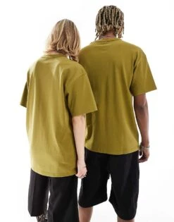 Nike Premium Essentials Unisex Oversized T-shirt In Moss For Unisex Khaki -Nike Sales Store 205294912 4