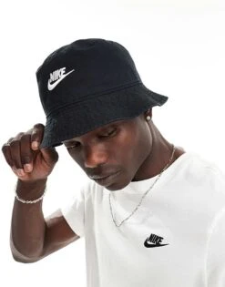 Nike Club Logo Bucket Hat In Black For Men -Nike Sales Store 205295074 1 black 1