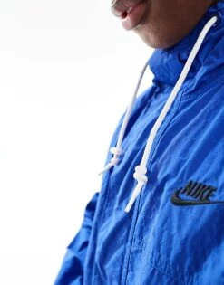 Nike Club Bowline Jacket In Royal Blue For Men Mid Blue -Nike Sales Store 205295083 3