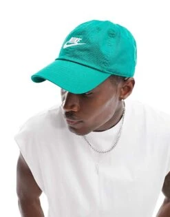 Nike Club Logo Cap In Green For Men Mid Green