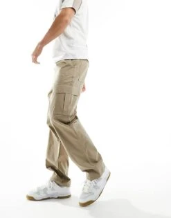 Nike Club Woven Cargo Trousers In Khaki For Men