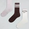 Nike Training Nike Everyday Plus Cushioned 3 Pack Crew Socks In Burgundy For Men -Nike Sales Store 205297445 1 burgundy