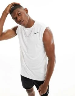 Nike Training Legend Dri-FIT Vest In White For Men