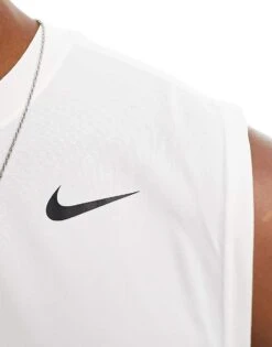 Nike Training Legend Dri-FIT Vest In White For Men -Nike Sales Store 205297457 3