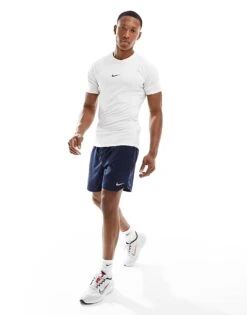 Nike Training Nike Pro Training Muscle Fit T-shirt In White For Men -Nike Sales Store 205297543 4
