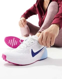 Nike Training Air Zoom 1 Trainers In White And Blue For Men -Nike Sales Store 205297879 5