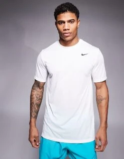 Nike Training Legend Dri-FIT T-shrit In White For Men -Nike Sales Store 205297940 2