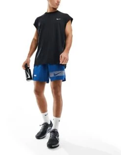 Nike Running Challenger Flash 5inch Reflective Short In Blue For Men Mid Blue 11 Nike Running Challenger Flash 5inch Reflective Short In Blue For Men Mid Blue -Nike Sales Store 205299860 4
