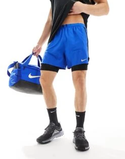 Nike Running Dr-Fit Stride 5inch 2 In 1 Shorts In Royal Blue For Men Mid Blue -Nike Sales Store 205299996 4