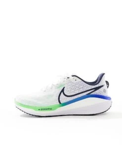 Nike Running Vomero 17 Trainers In White And Blue For Men -Nike Sales Store 205300054 2