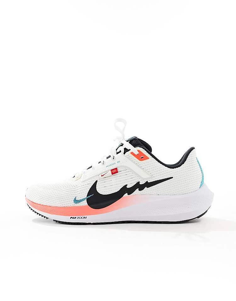 Nike Running Air Zoom Pegasus 40 Trainers In White For Men Ivory 4 Nike Running Air Zoom Pegasus 40 Trainers In White For Men Ivory - Image 2