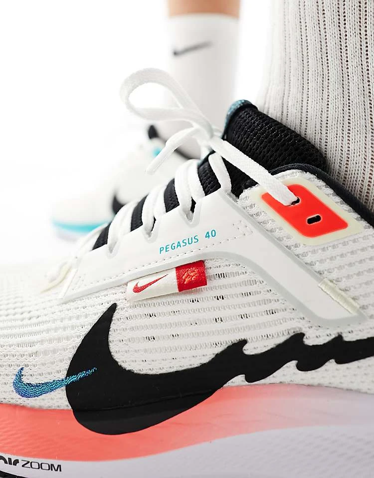 Nike Running Air Zoom Pegasus 40 Trainers In White For Men Ivory 6 Nike Running Air Zoom Pegasus 40 Trainers In White For Men Ivory - Image 4