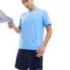 Nike Running Miler Dri-FIT T-shirt In Blue For Men Mid Blue -Nike Sales Store 205300314 1 midblue